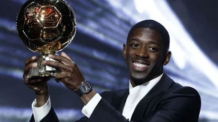 Dembele thắng áp đảo tại lễ trao giải quả bóng vàng 2025